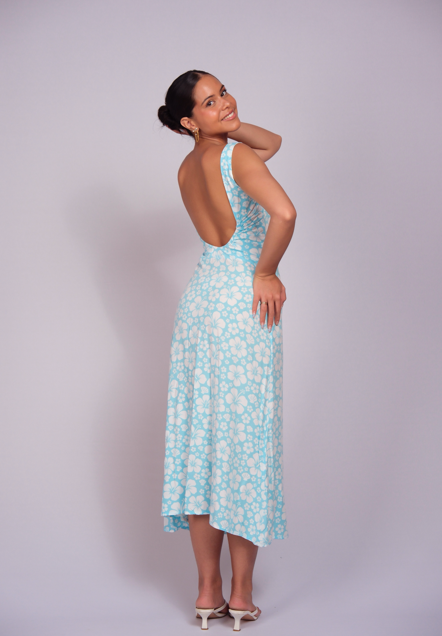 Ariana dress blue