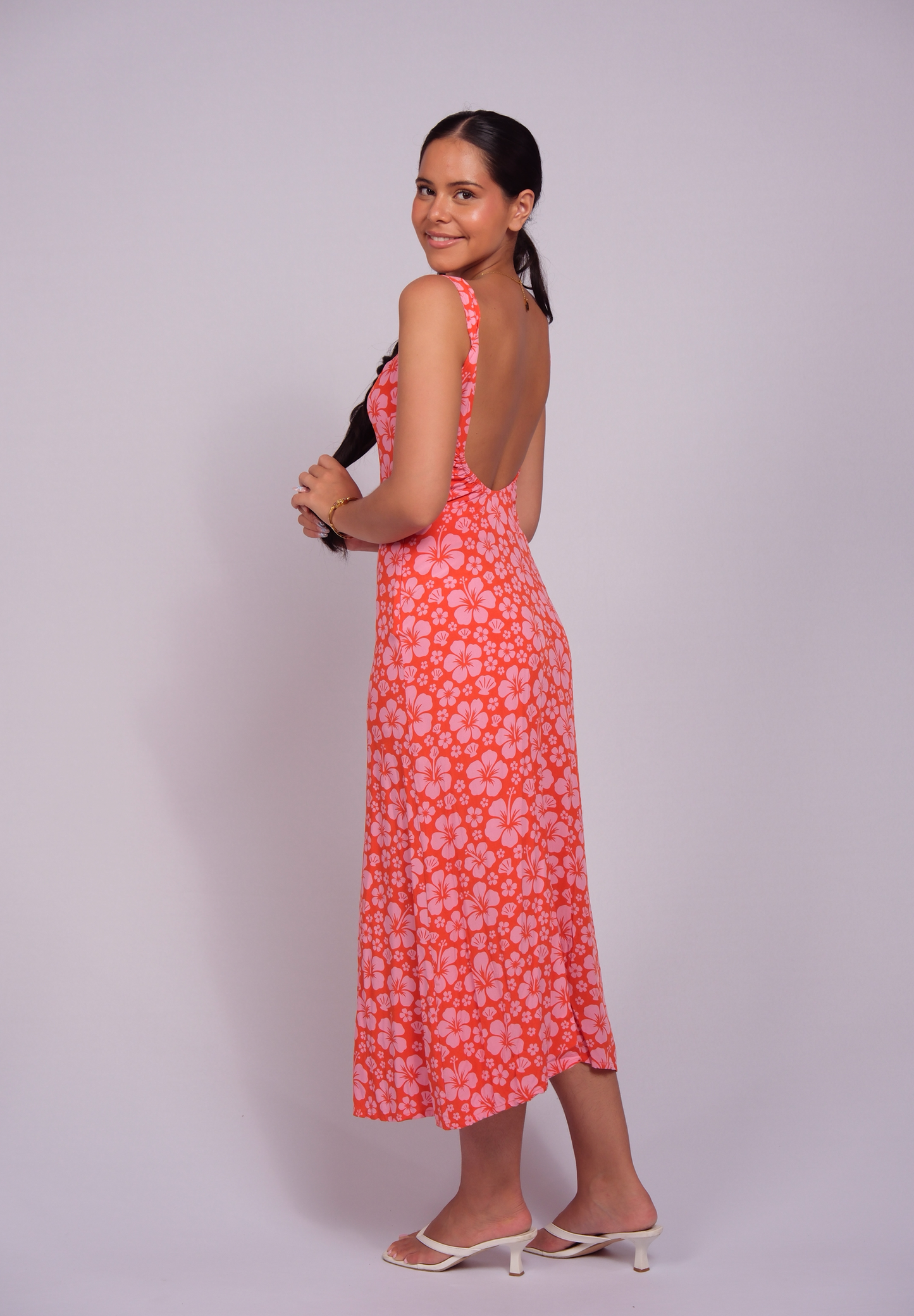 Ariana dress corail