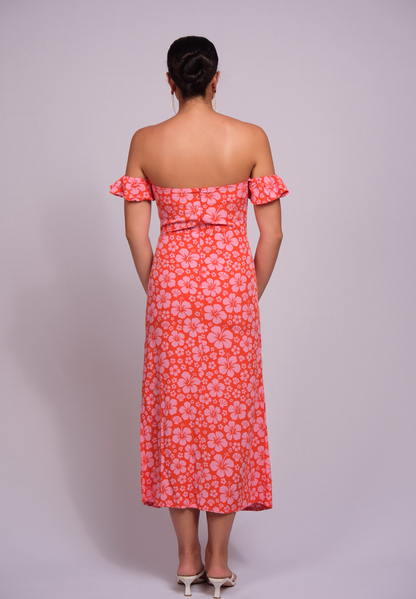 Miller dress corail