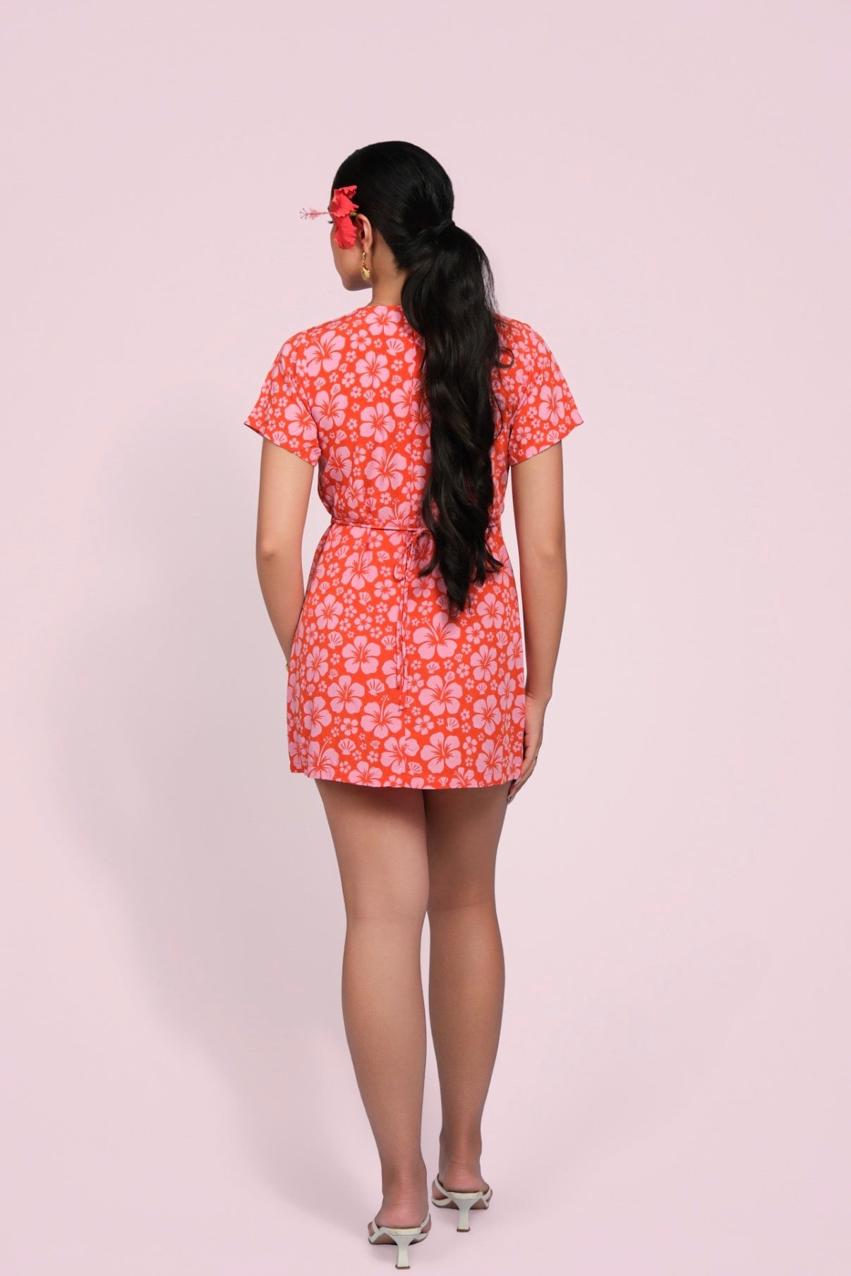 Mira dress corail