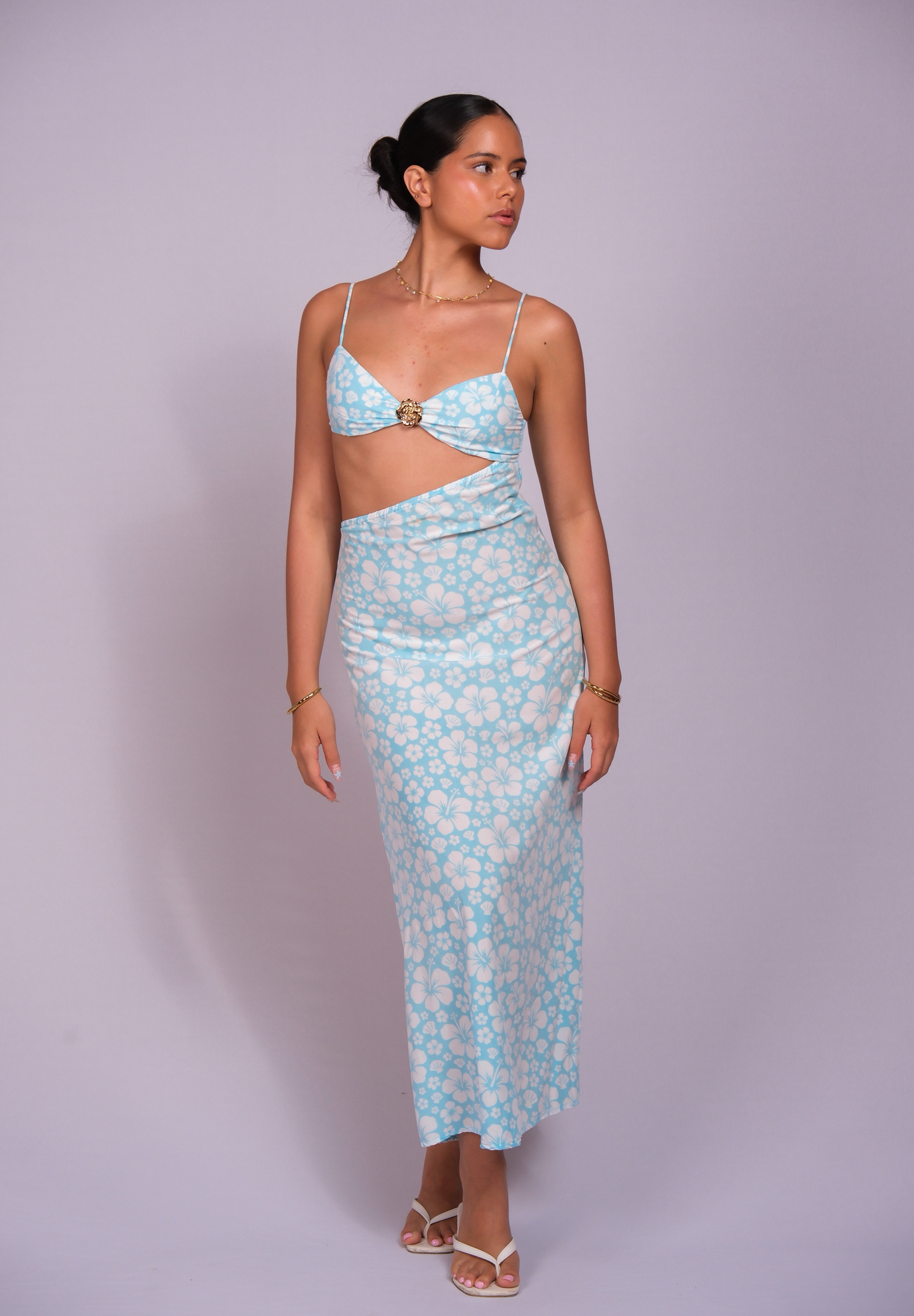 Valentina dress blue