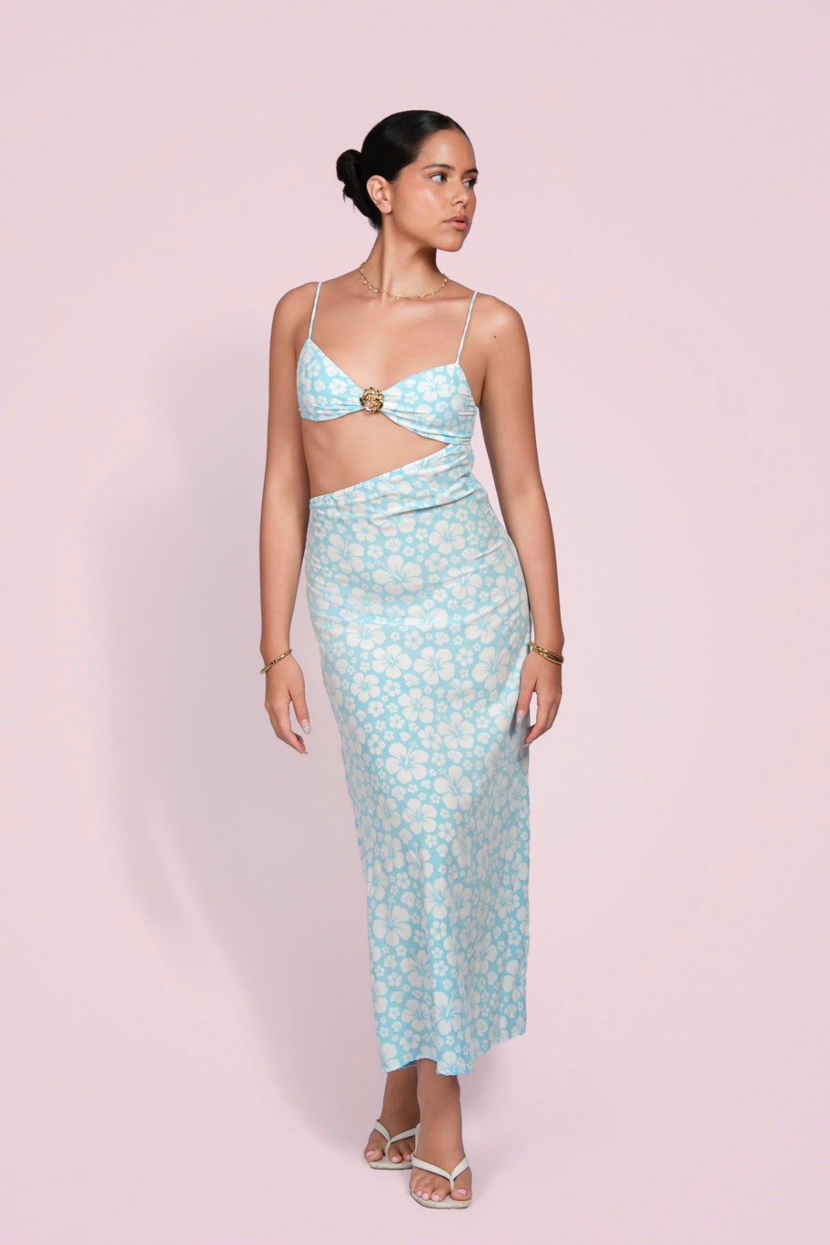 Valentina dress blue