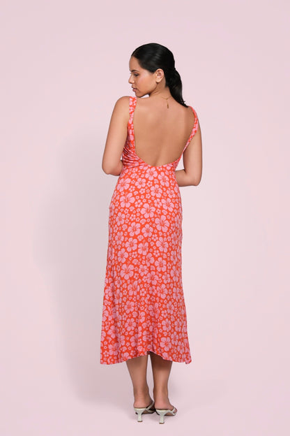 Ariana dress corail