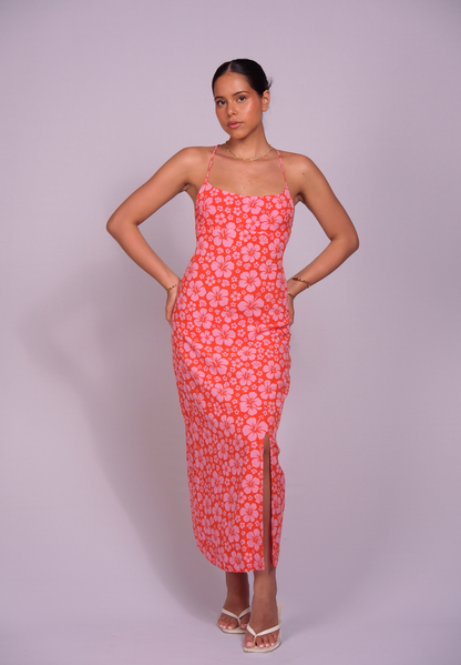 Leia dress corail
