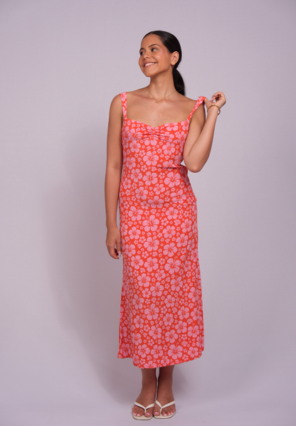 Ariana dress corail