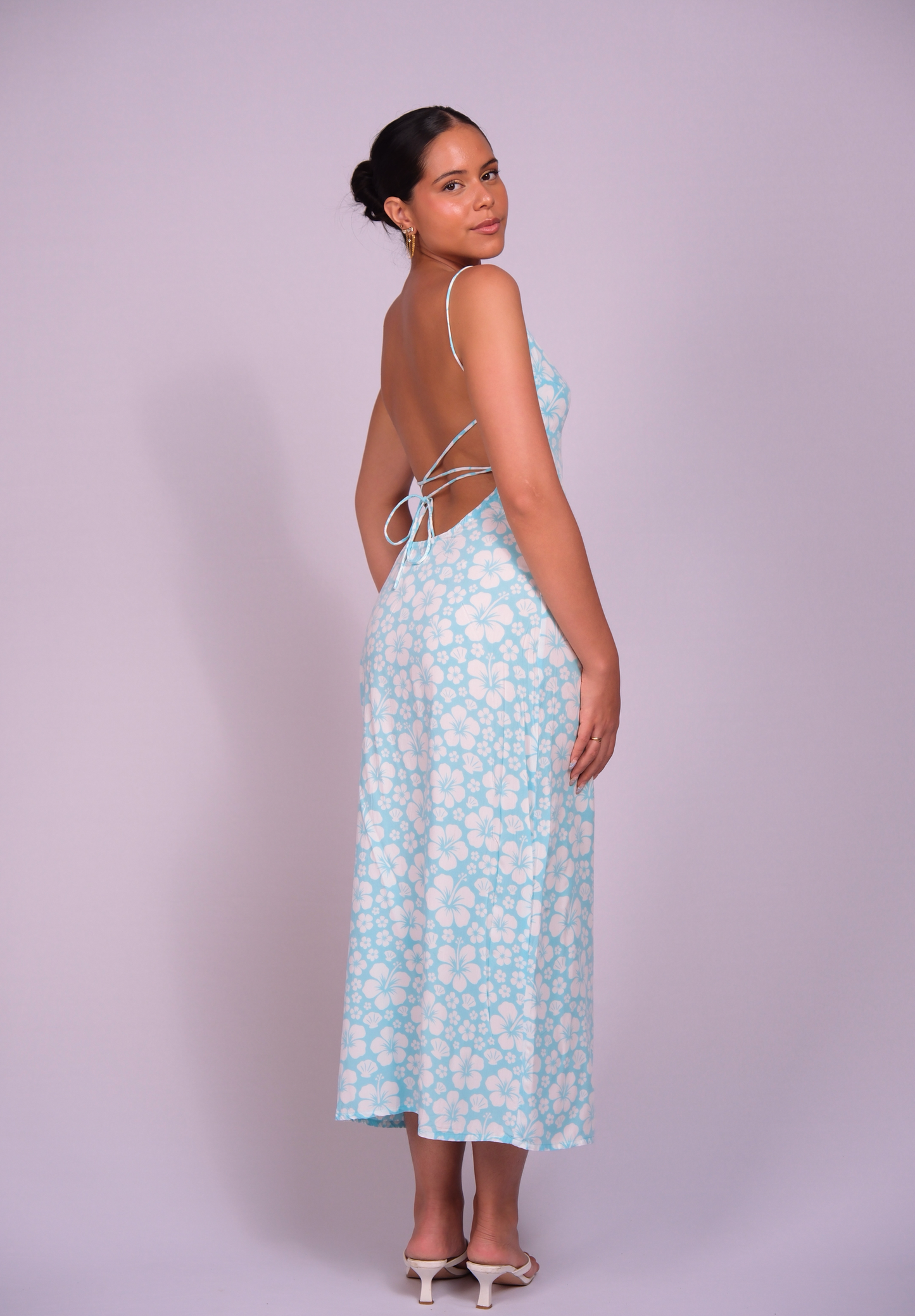 Leia dress blue