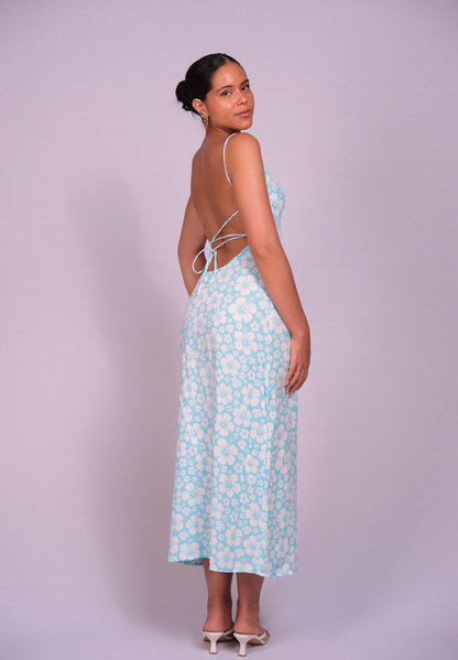 Leia dress blue