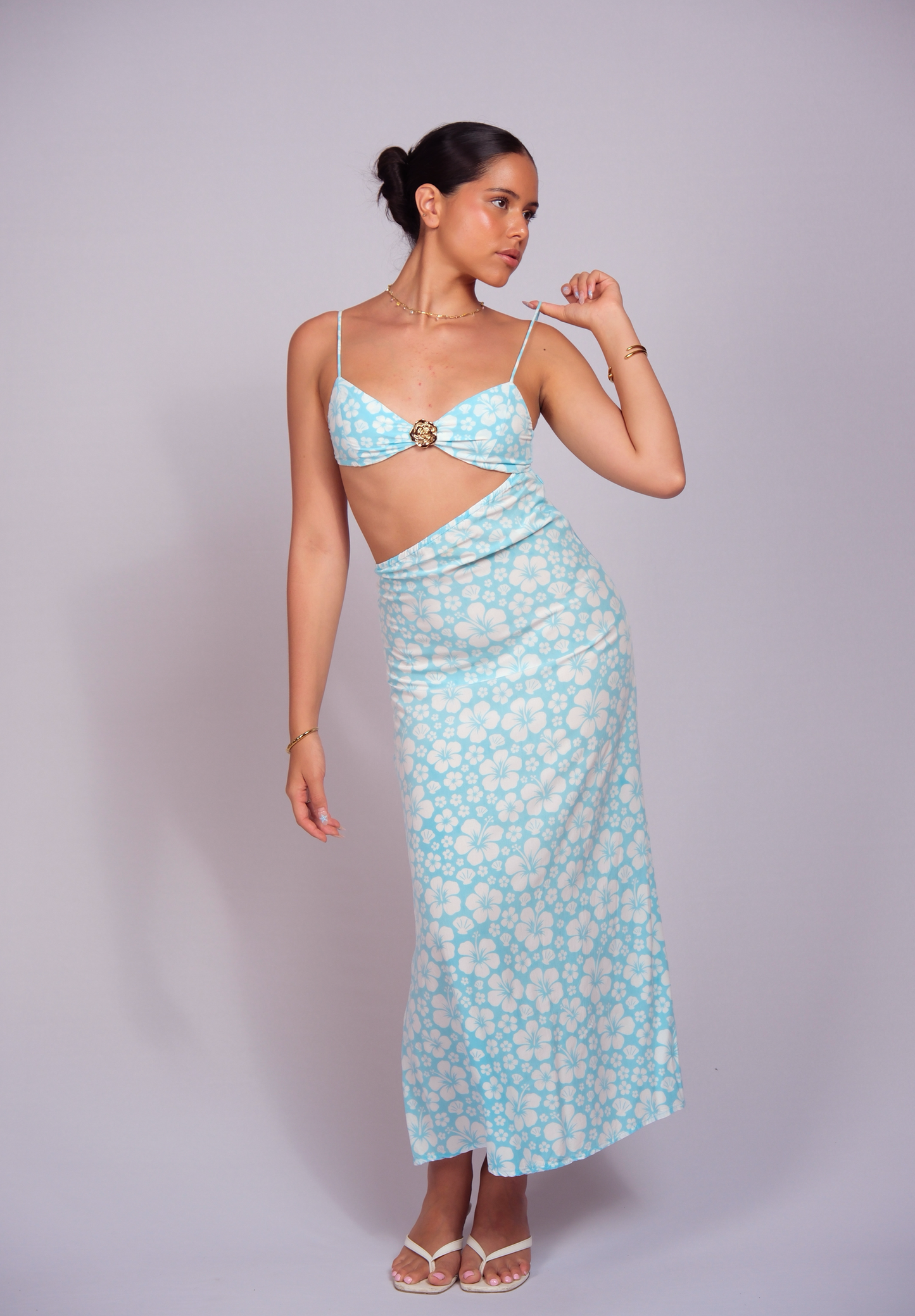Valentina dress blue