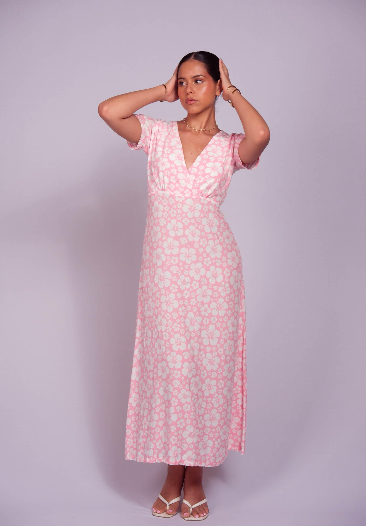 Oona dress pink