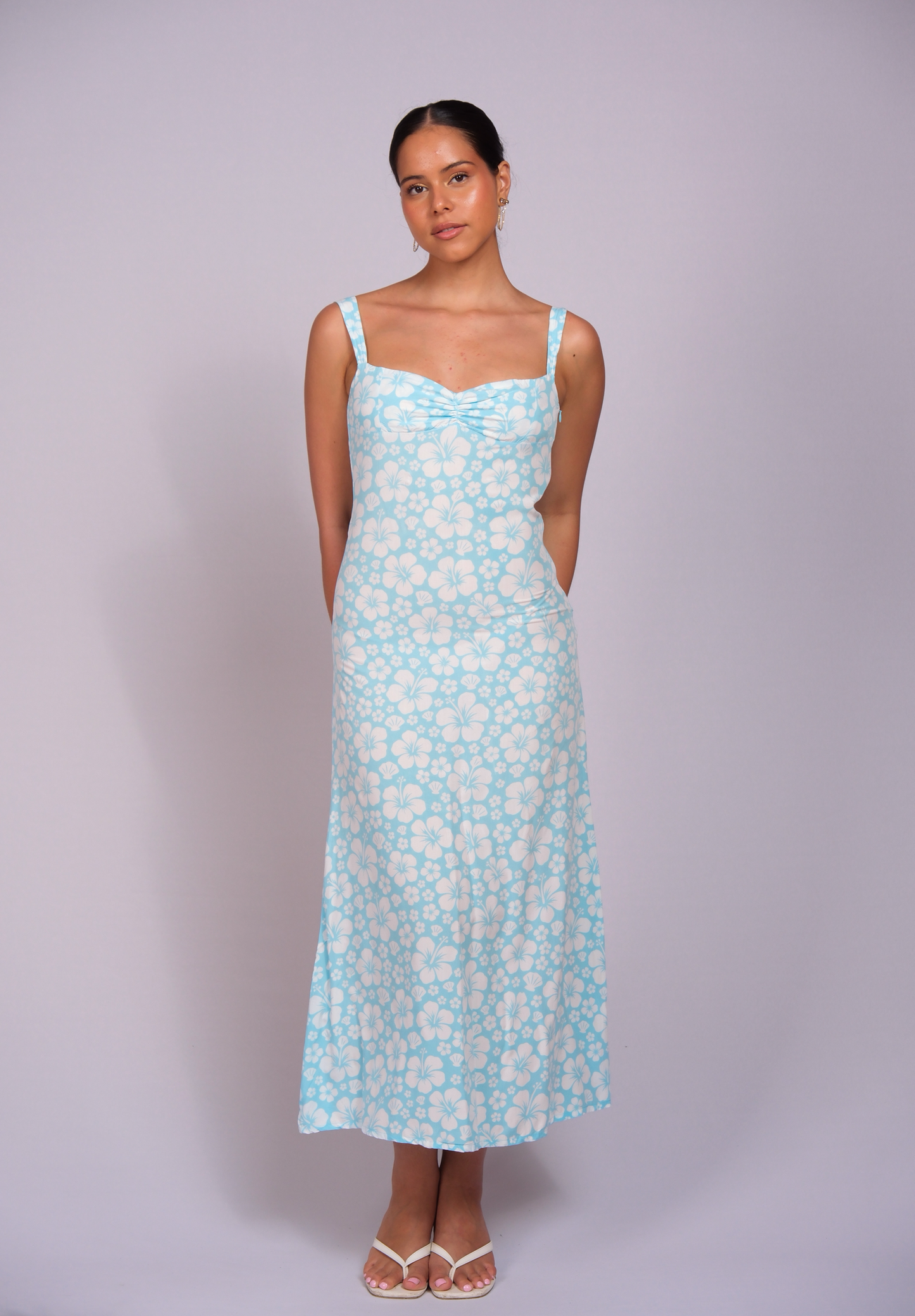 Ariana dress blue
